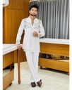 Royal white jodhpuri with floral handwork ✨